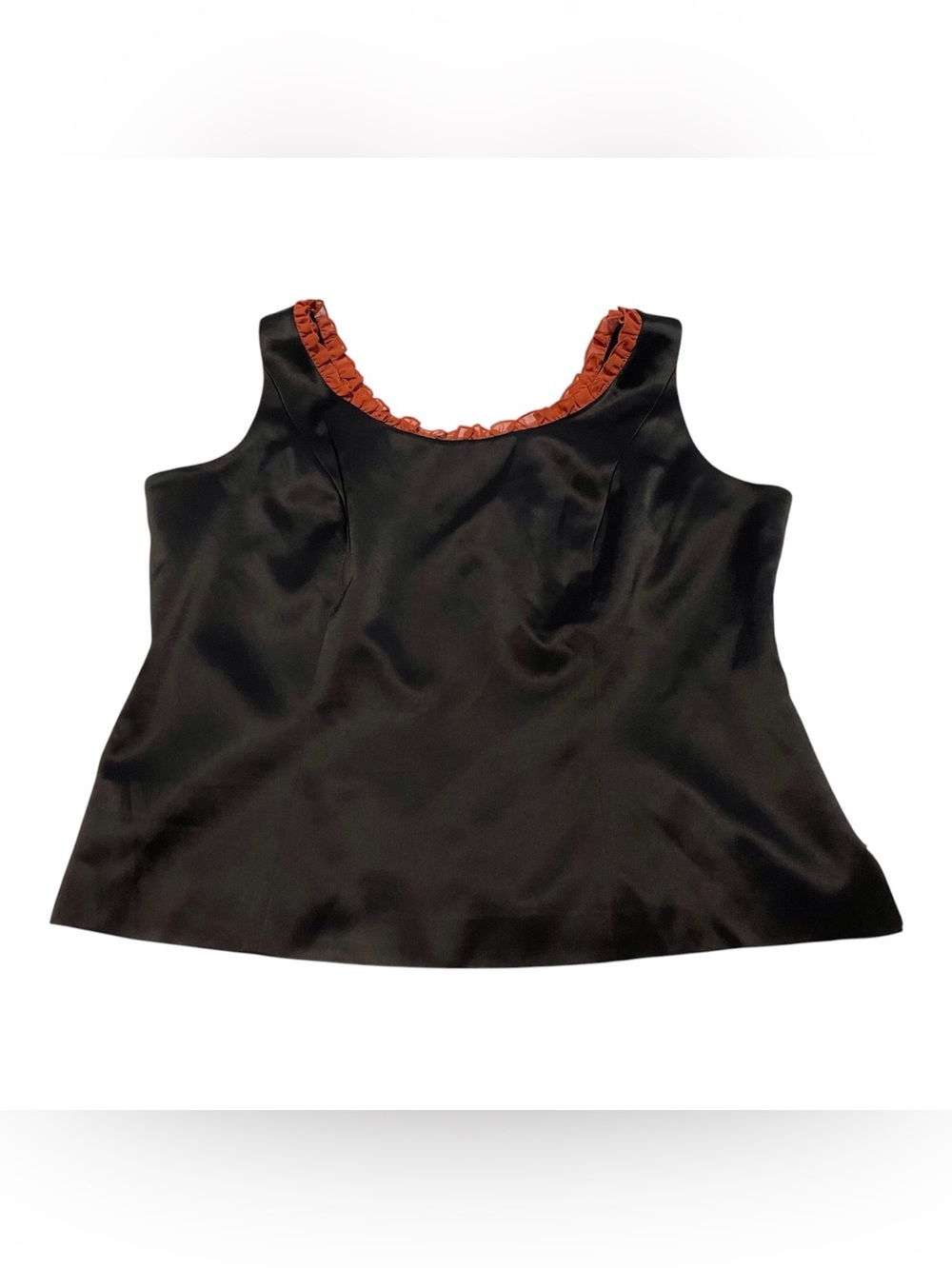 Louse Ricci Black Sleeveless Women’s Top with Ruffle, 16 - Picture 4 of 9